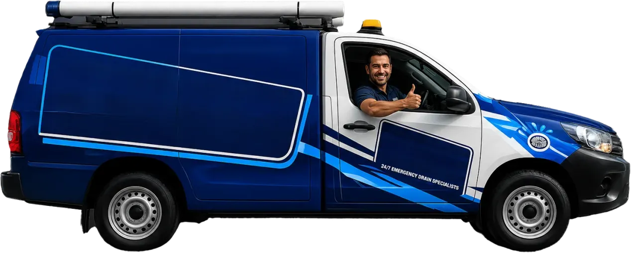 A licensed Chatswood plumber heading out in the service van